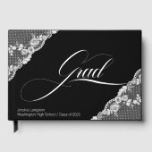 Schwarzer Abschluss Gästebuch (Vorderseite)