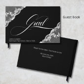 Schwarzer Abschluss Gästebuch