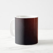 Schwarzer abstrakter Hintergrund. Foto-Effekt. Ret Kaffeetasse (Vorderseite Links)
