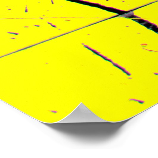 Schwarzer abstrakter Spritzer malen Tropfen auf ei Poster (Ecke)