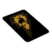Schwarzer Adam-Distressed-Blitzschlag-Grafik Magnet (Rechte Seite)