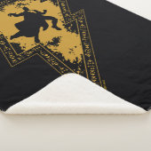 Schwarzer Adam-Distressed-Blitzschlag-Grafik Sherpadecke (3/4)