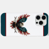 Schwarzer Adler aus Rustikal Case-Mate iPhone Hülle (Rückseite (Horizontal))