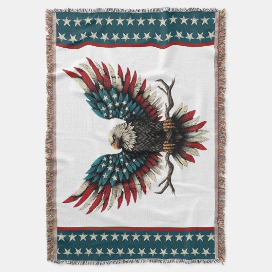 Schwarzer Adler aus Rustikal Decke (Vorderseite Vertikal)