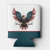 Schwarzer Adler aus Rustikal Dosenkühler (Rückseite)