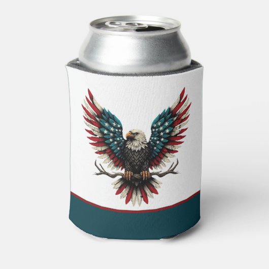 Schwarzer Adler aus Rustikal Dosenkühler (Kanne Rückseite)