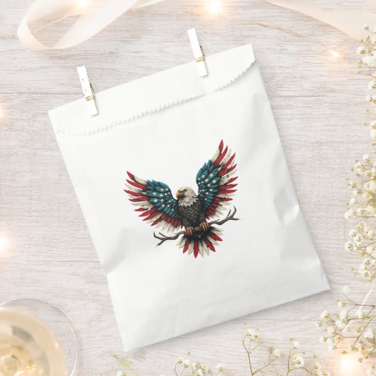 Schwarzer Adler aus Rustikal Geschenktütchen (Ausgeschnitten)