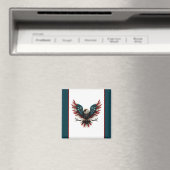 Schwarzer Adler aus Rustikal Magnet (In Situ (Geschirrspüler))