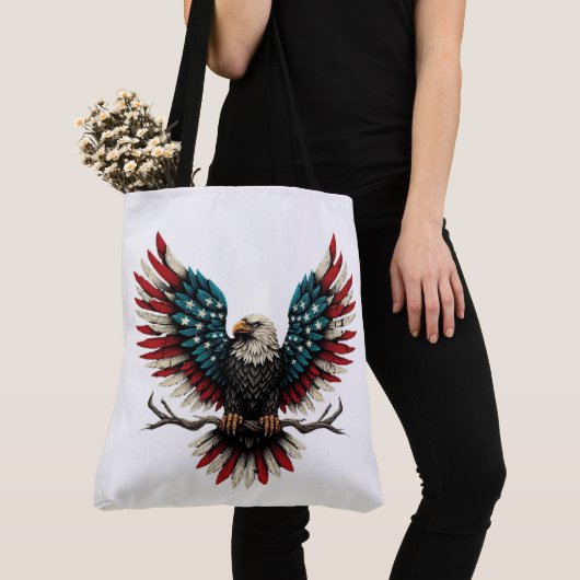 Schwarzer Adler aus Rustikal Tasche (Von Nahem)