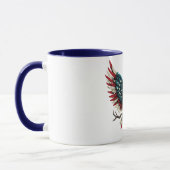 Schwarzer Adler aus Rustikal Tasse (Links)
