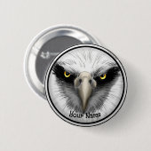 Schwarzer Adler Button (Vorne & Hinten)
