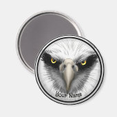 Schwarzer Adler Magnet (Vorderseite/Rückseite)