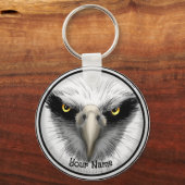 Schwarzer Adler Schlüsselanhänger (Vorderseite)