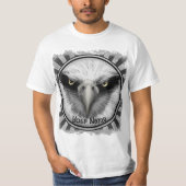 Schwarzer Adler T-Shirt (Vorderseite)