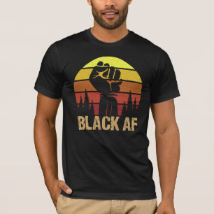 Schwarzer Af-Afro-Amerikaner Cooler Schwarzgeschic T-Shirt
