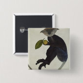 Schwarzer Affe Button (Vorne & Hinten)