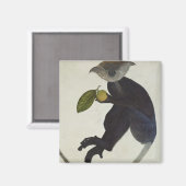 Schwarzer Affe Magnet (Vorderseite/Rückseite)