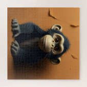 Schwarzer Affe Puzzle (Horizontal)