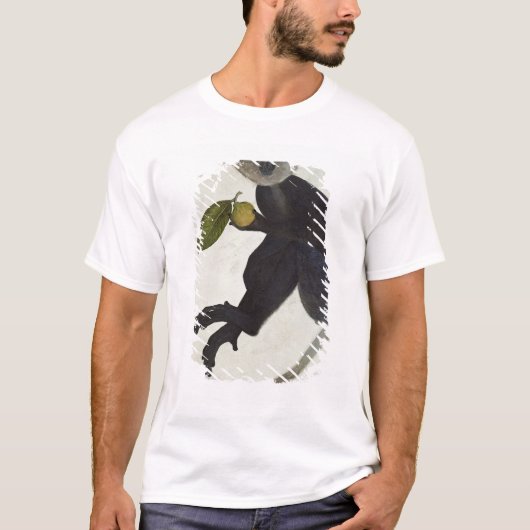 Schwarzer Affe T-Shirt (Vorderseite)