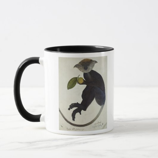 Schwarzer Affe Tasse (Links)