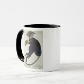 Schwarzer Affe Tasse (Vorderseite Links)