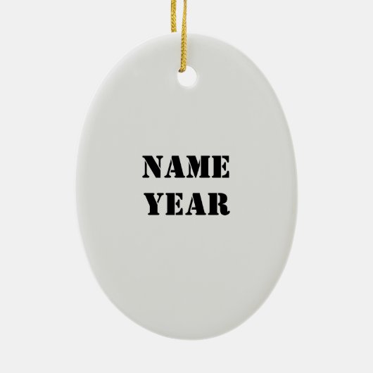 Schwarzer Afrikaner oder Tan Lineman Ornament (Hinten)