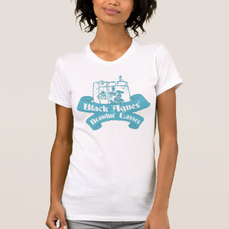 Schwarzer Agnes Brawlin Lasses-Behälter T-Shirt