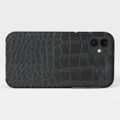 Schwarzer Alligatorhaut iPhone 5 Kasten Case-Mate iPhone Hülle (Rückseite (Horizontal))