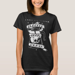 Schwarzer als Todeskaffee Hand Dragon Tattoo T-Shirt