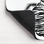 Schwarzer Ameisenlöwe Mousepad (Ecke)