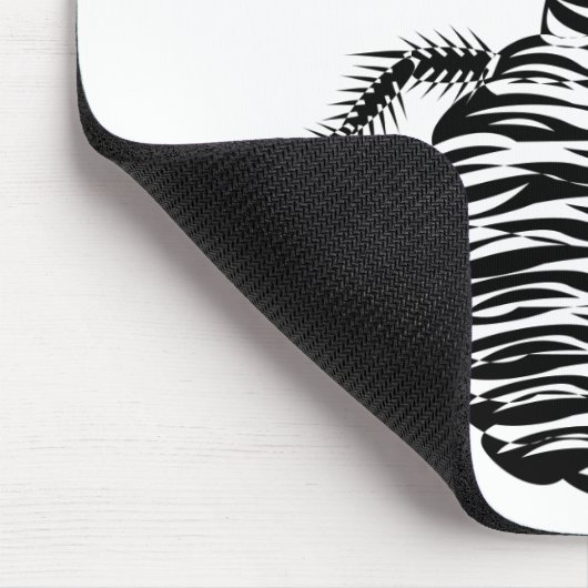 Schwarzer Ameisenlöwe Mousepad (Ecke)