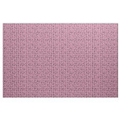 Schwarzer Angler Musiknote Muster auf Rosa Stoff (Yard (91,4 cm))