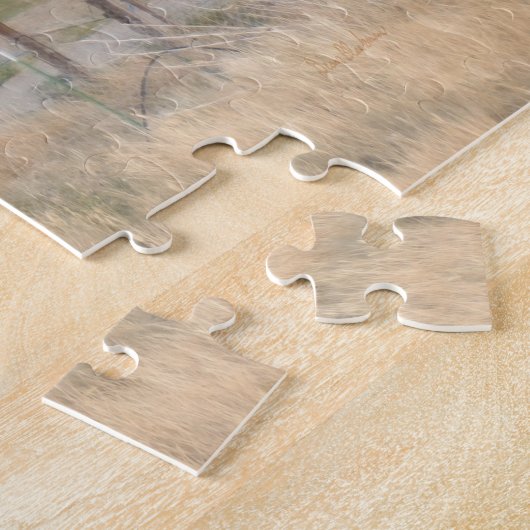 Schwarzer Angus in der Weide Puzzle (Seite)