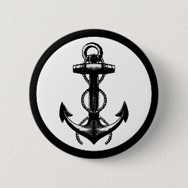 Schwarzer Anker Button