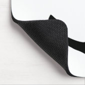 Schwarzer Anker Mousepad (Ecke)