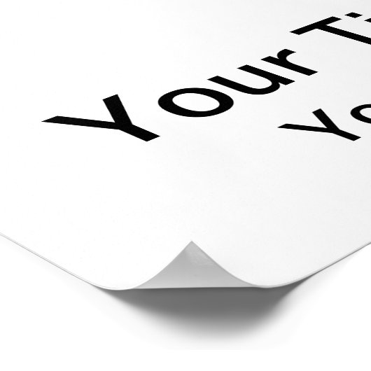 Schwarzer Anker Poster (Ecke)