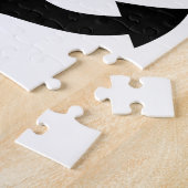 Schwarzer Anker Puzzle (Seite)