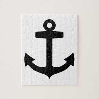 Schwarzer Anker Puzzle