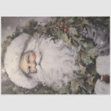 Schwarzer Anzug Santa-Tissue-Papier