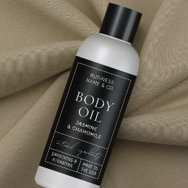 Schwarzer Apotheker 4 OZ 120ml Kosmetisches Flasch Rechteckiger Aufkleber