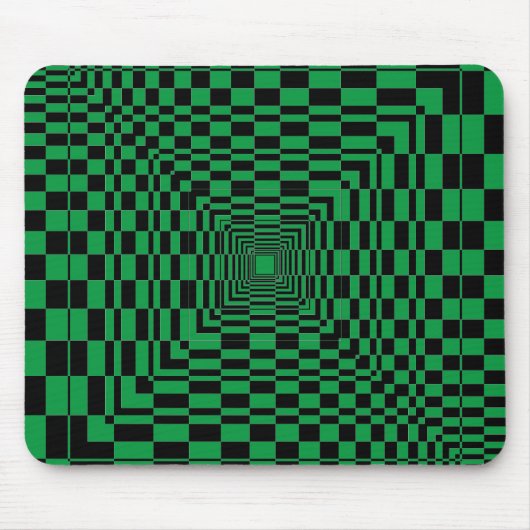 schwarzer Arabeske Mousepad (Vorne)