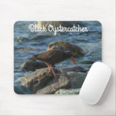 Schwarzer Austernfang Mousepad (Mit Mouse)