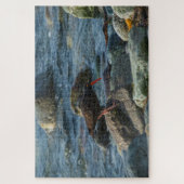 Schwarzer Austernfang Puzzle (Vertikal)