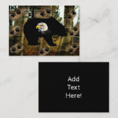 Schwarzer Bär Adlerbär Paw Prinderness S Visitenkarte (Vorne/Hinten)