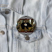 Schwarzer Bär Adlerbär Paw Prinz Wilderness Button (Beispiel)