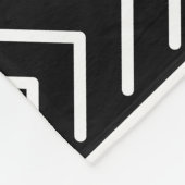 Schwarzer Bär Adlerbär Paw Prinz Wilderness Fleecedecke (Ecke)