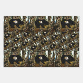 Schwarzer Bär Adlerbär Paw Prinz Wilderness Geschenkpapier Set (Vorderseite 2)