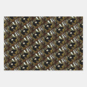 Schwarzer Bär Adlerbär Paw Prinz Wilderness Geschenkpapier Set (Vorderseite 2)