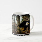 Schwarzer Bär Adlerbär Paw Prinz Wilderness Kaffeetasse (VorderseiteRechts)