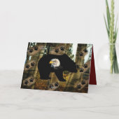 Schwarzer Bär Adlerbär Paw Prinz Wilderness Karte (Rückseite)